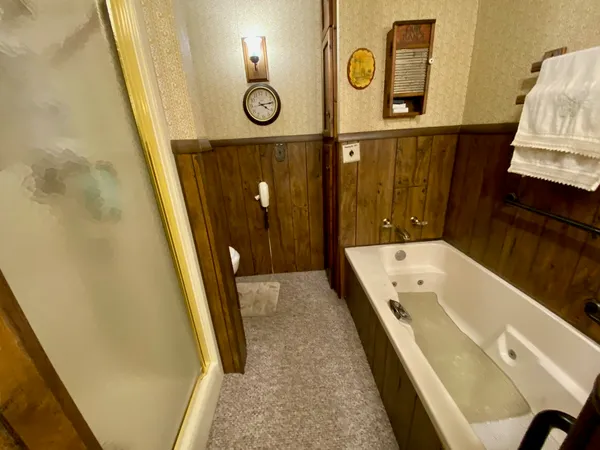 a close view of utility room