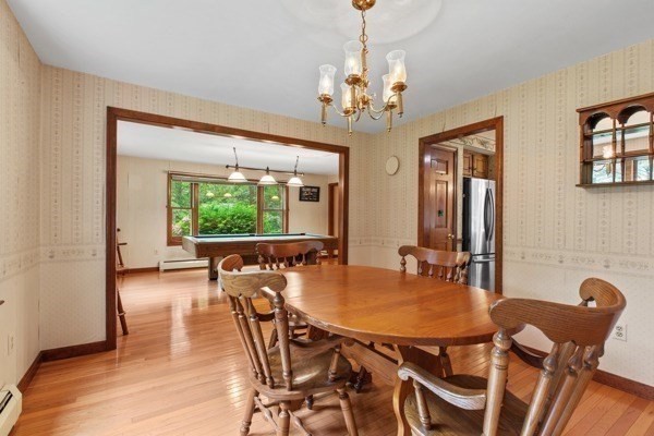 7 Ohio Road Tyngsboro, MA 01879 - Photo 12 of 35 a view of a dining room with furniture window and outside view