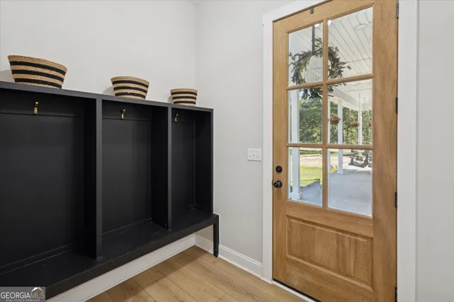 a view of front door