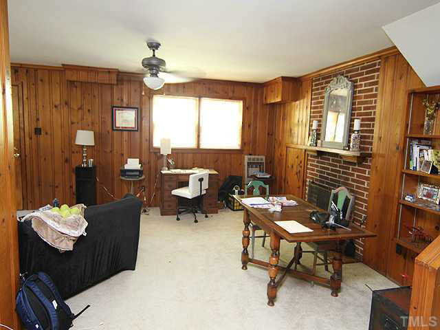 1724 Nottingham Road Raleigh, NC 27607 - Photo 14 of 25 Front apartment. Would be family room with fireplace if home was re connected. Apartment