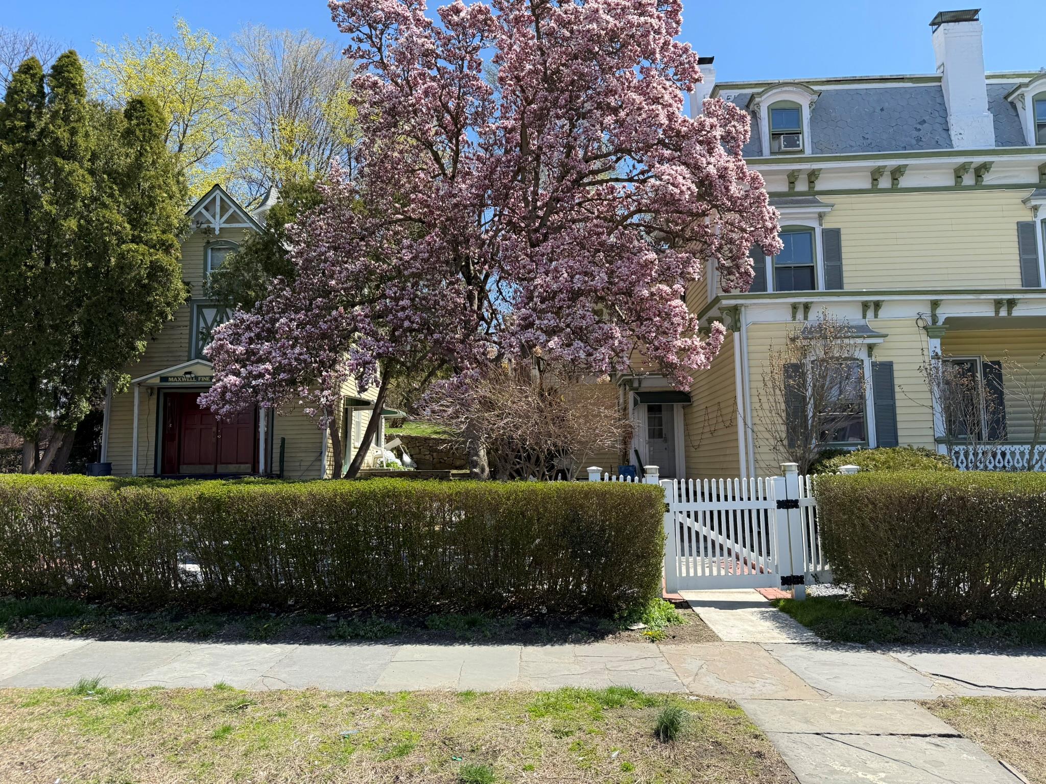 1204 Main Street Peekskill, NY 10566 - Photo 3 of 21 a view of a couches in the patio and a couple of cars parked in front of it