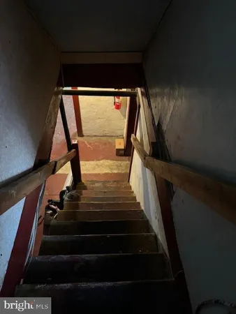 a view of a storage room