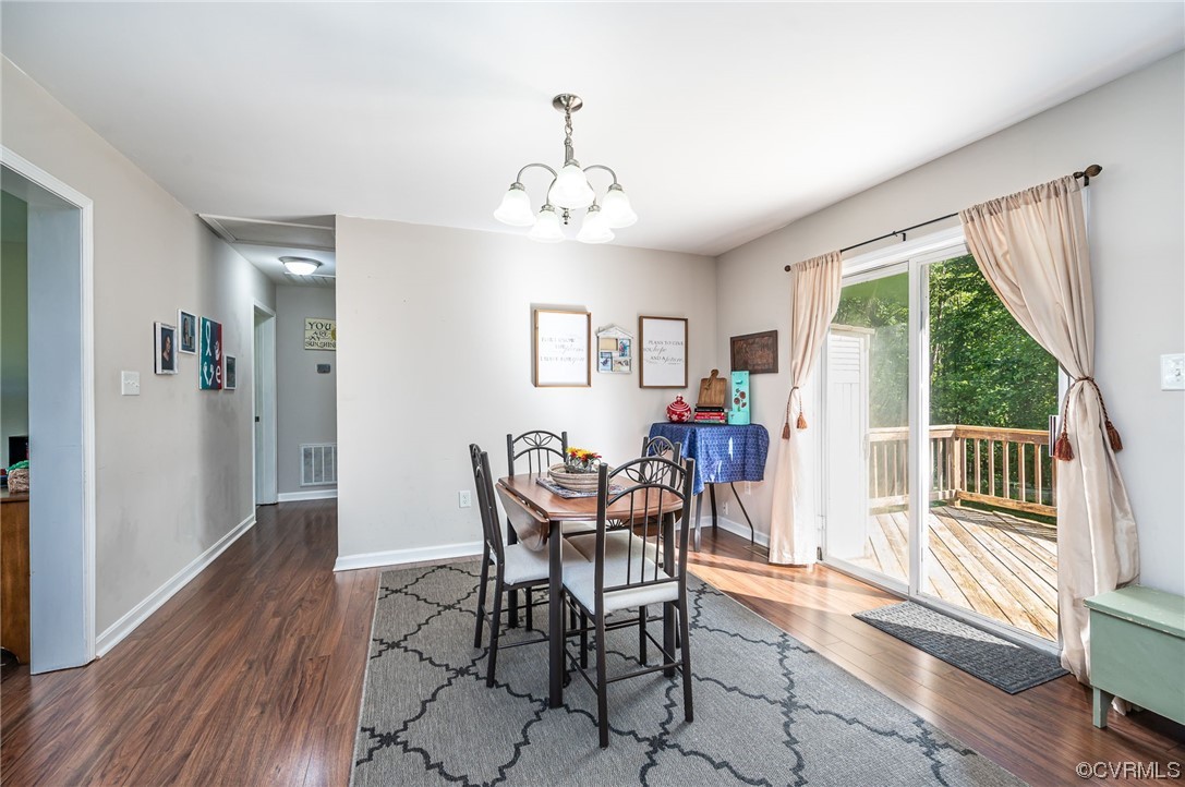 4640 Three Chopt Road Gum Spring, VA 23065 - Photo 10 of 27 a view of a dining room with furniture window and outside view