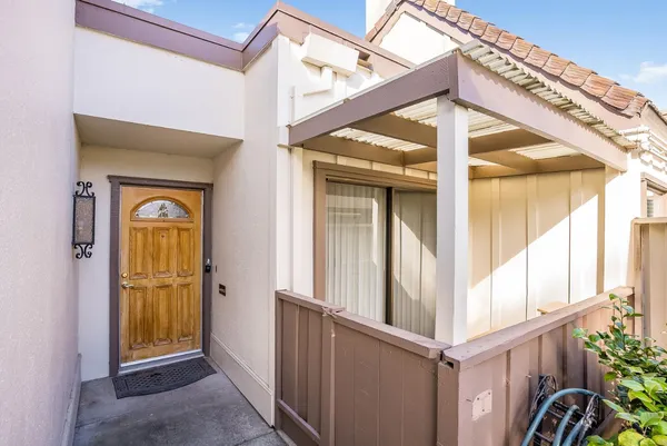 a view of front door of a house