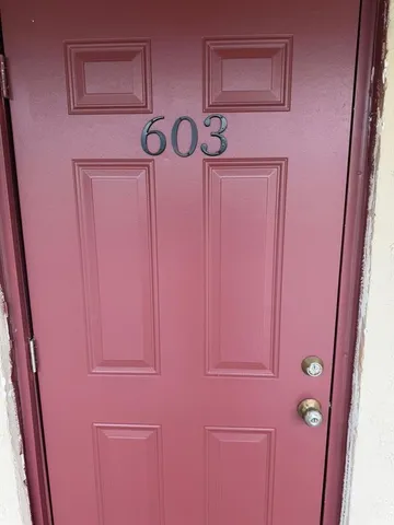 a view of door
