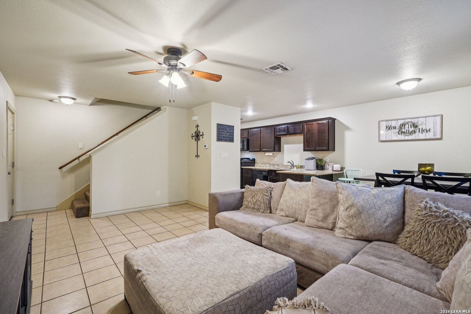 2312 Sailing Way, Unit D Kerrville, TX 78028 - Photo 5 of 24 a living room with furniture and kitchen view
