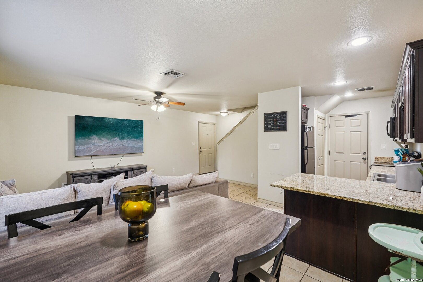 2312 Sailing Way, Unit D Kerrville, TX 78028 - Photo 8 of 25 a living room with furniture and a flat screen tv