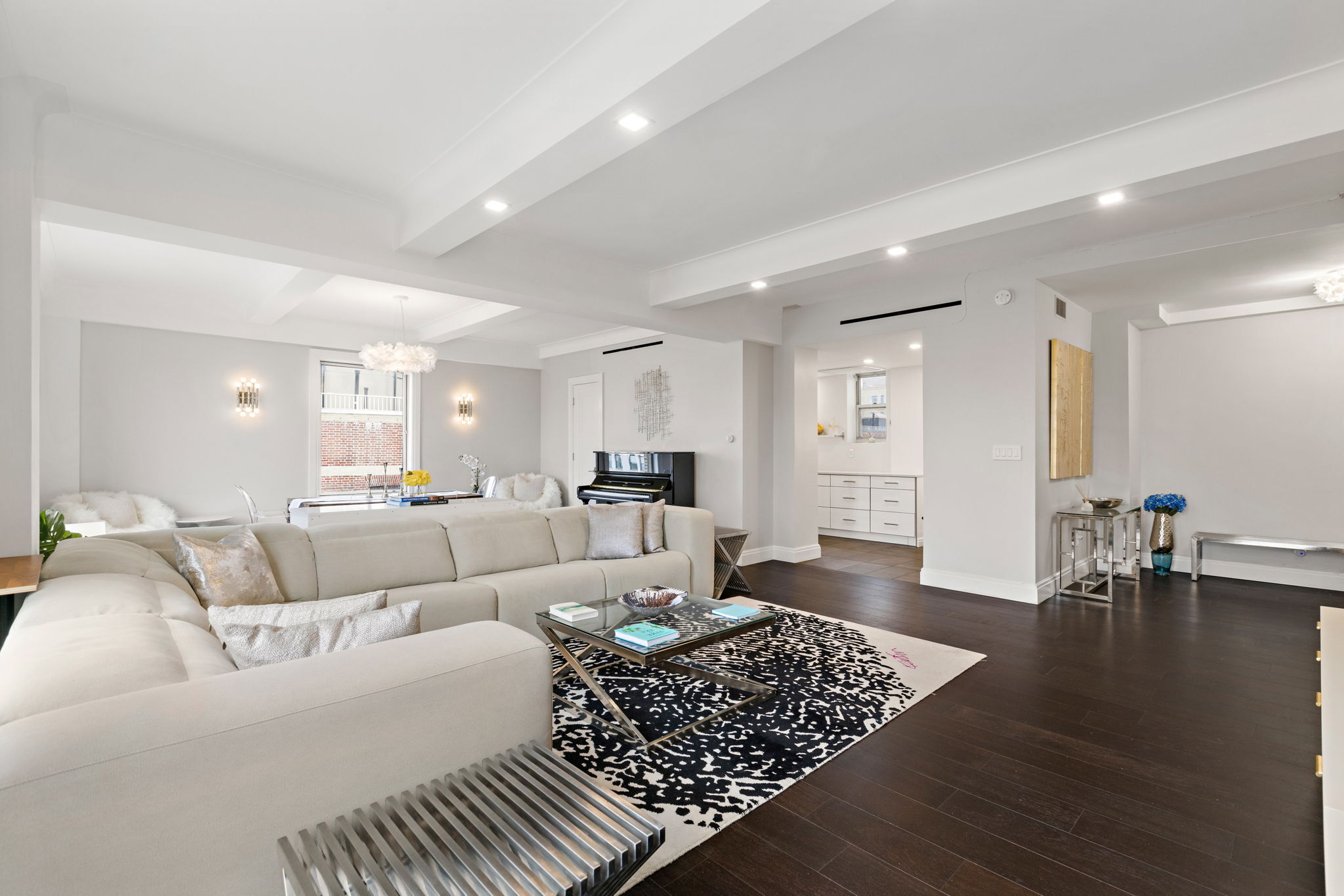 10 West 86th Street, Unit PH15A Manhattan, NY 10024 - Photo 19 of 34 a living room with furniture and a table