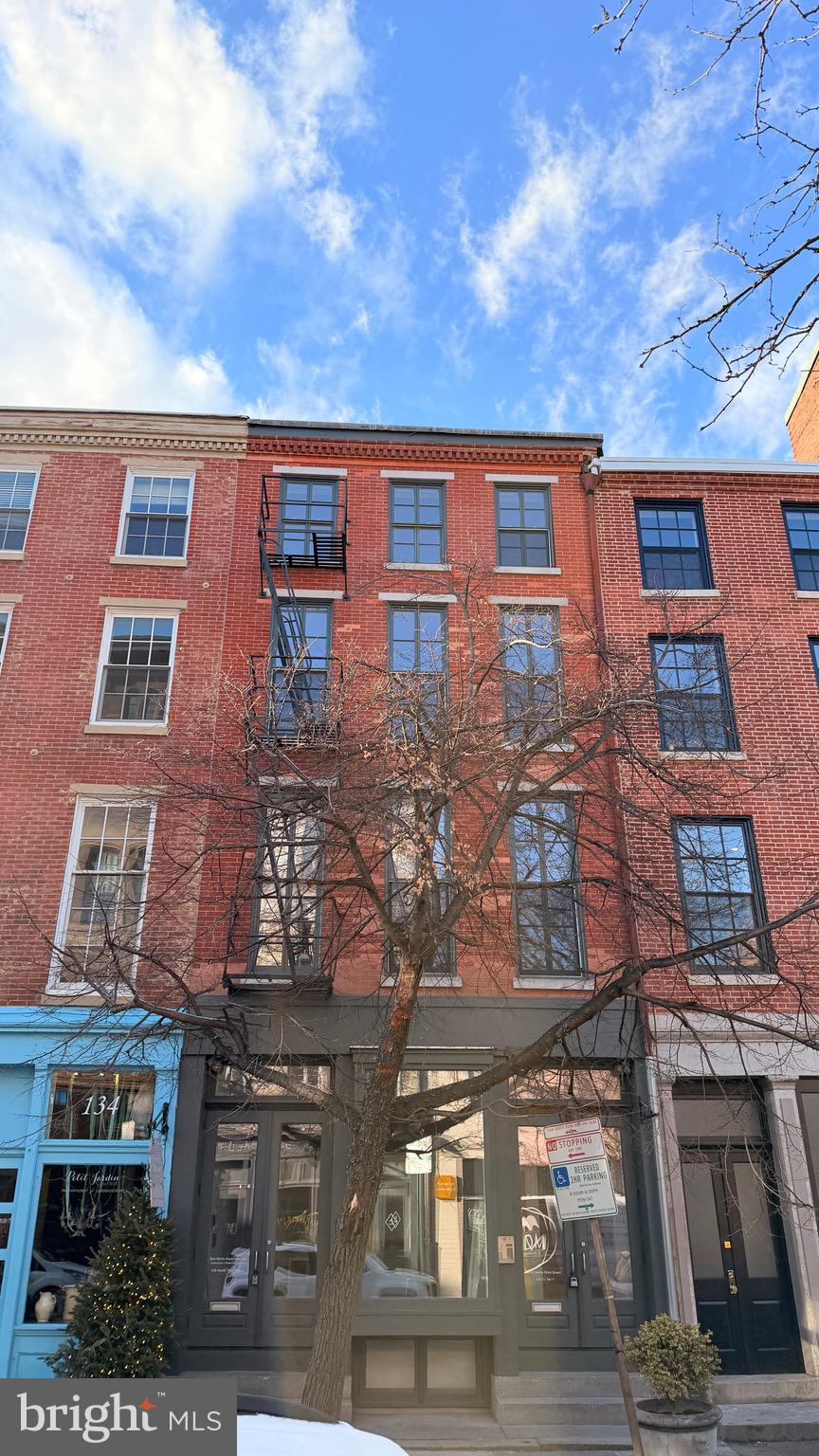 136 North 3rd Street, Unit 3 Philadelphia, PA 19106 - Photo 1 of 1 a front view of a building with balcony