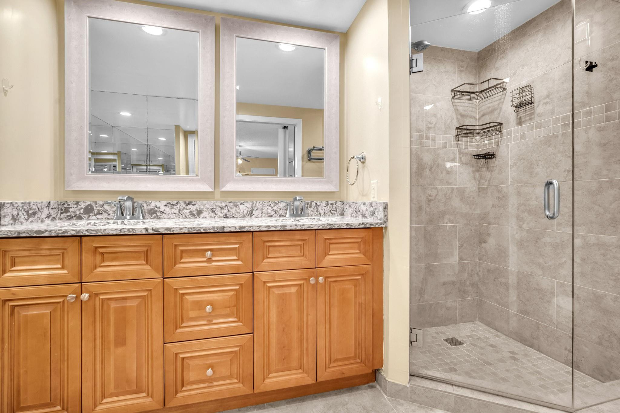 8377 Boca Rio Drive, Unit 8377 Boca Raton, FL 33433 - Photo 23 of 33 MASTER BATHROOM STAND UP SHOWER