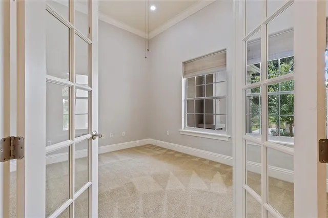 a view of an empty room