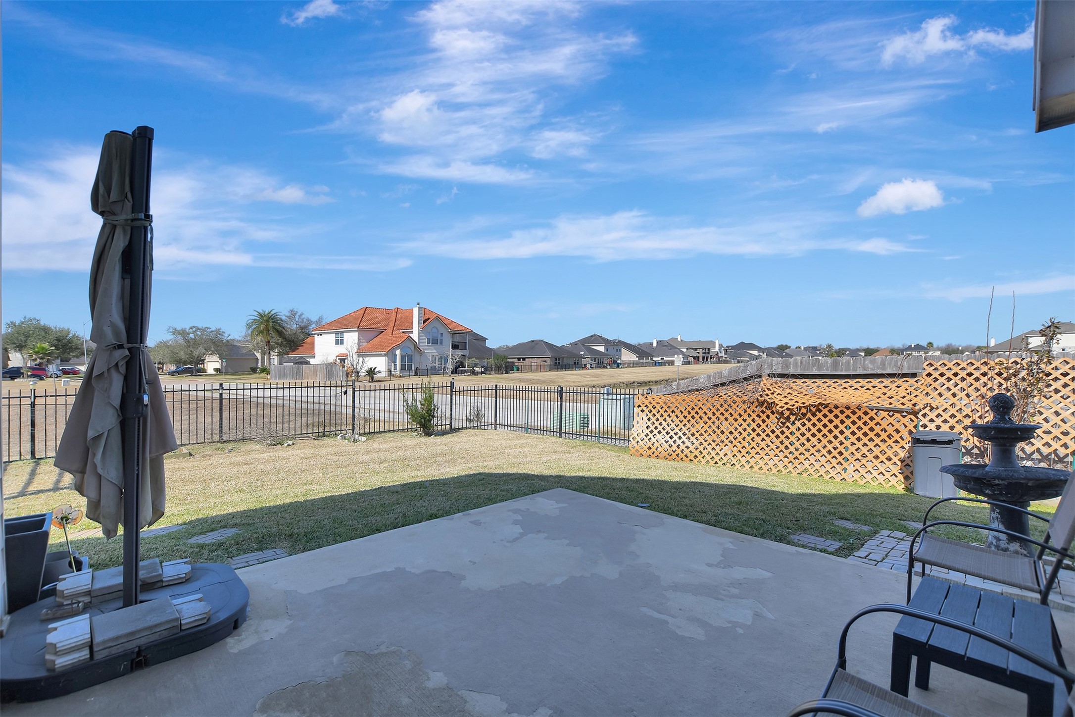 27 Montecito Lane Manvel, TX 77578 - Photo 36 of 49 a view of a street with an ocean view