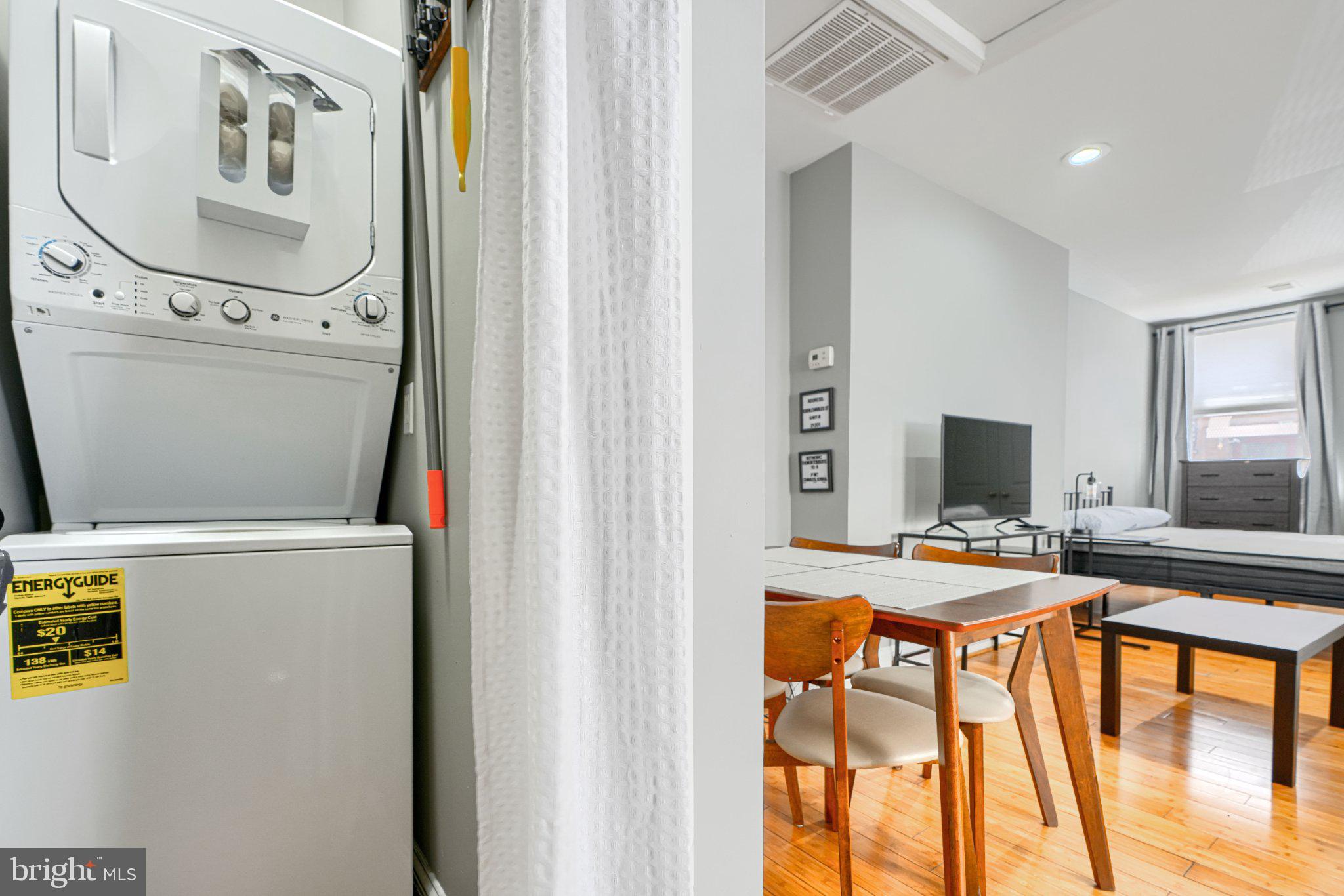 1018 North Charles Street, Unit R Baltimore, MD 21201 - Photo 13 of 17 Modern living with laundry convenience.