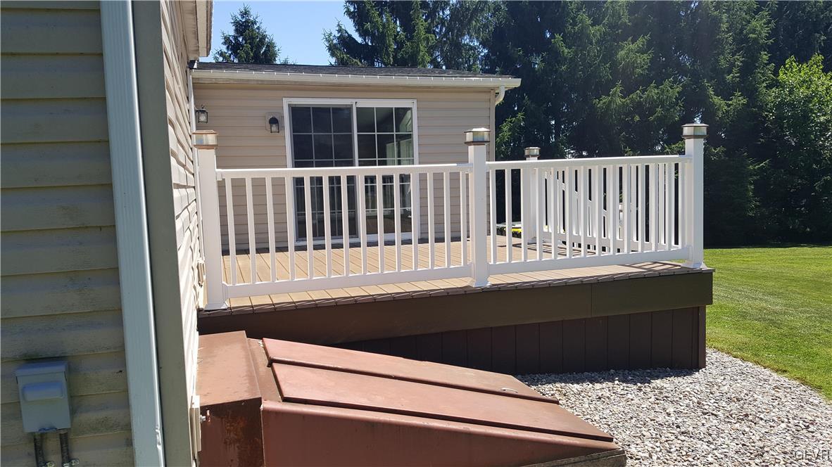 975 Bushkill Center Road Nazareth, PA 18064 - Photo 15 of 48 a view of balcony with wooden floor