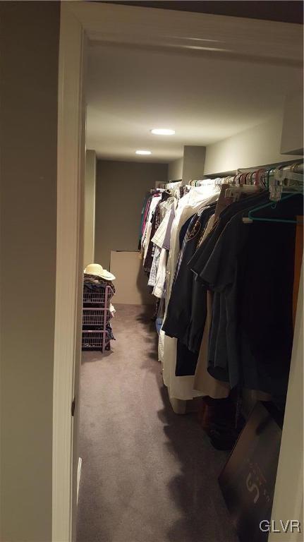 975 Bushkill Center Road Nazareth, PA 18064 - Photo 44 of 48 a view of walk in closet with clothes and shoes