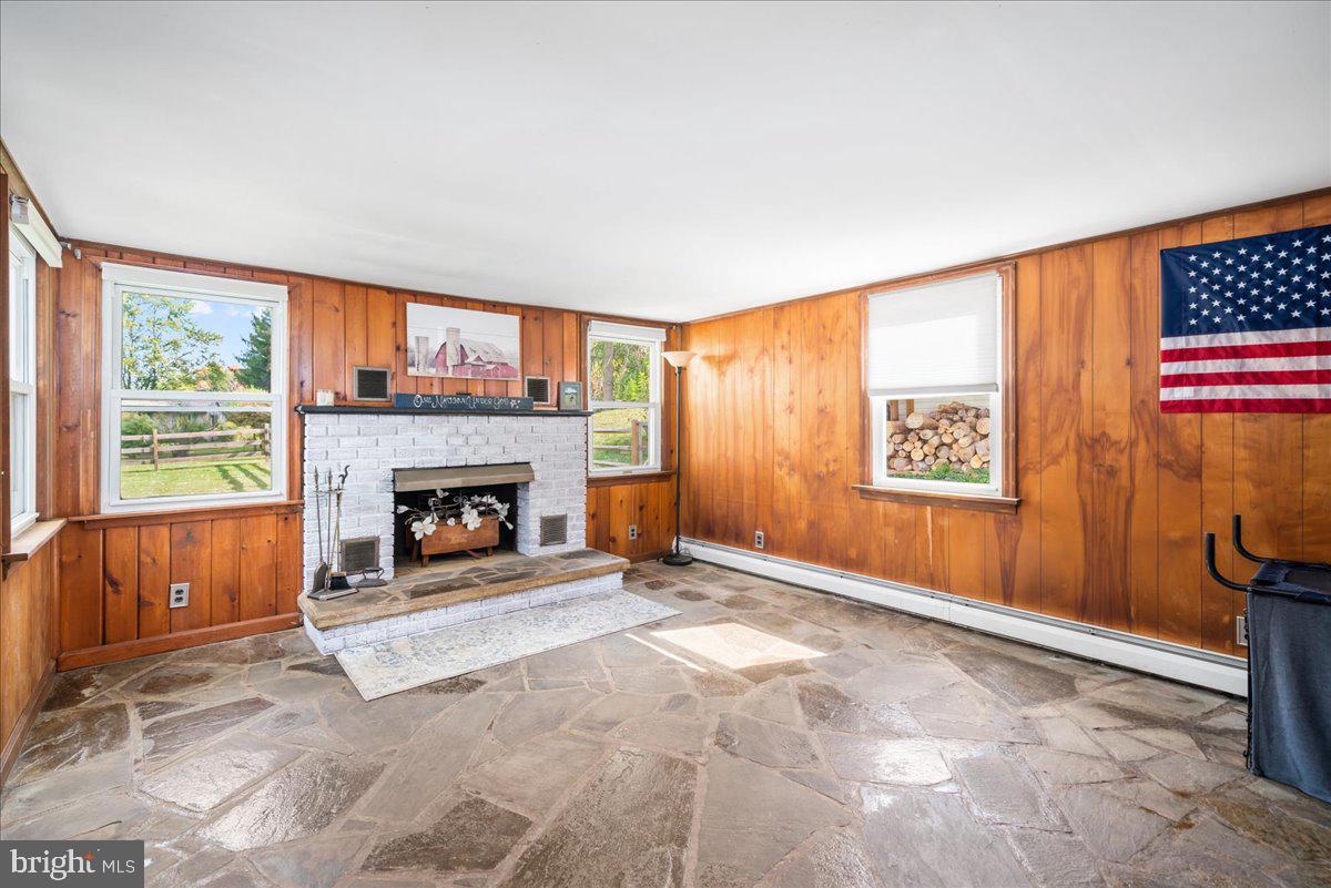 78 John Ringo Road Ringoes, NJ 08551 - Photo 11 of 27 Family Room With Woodburning Fireplace