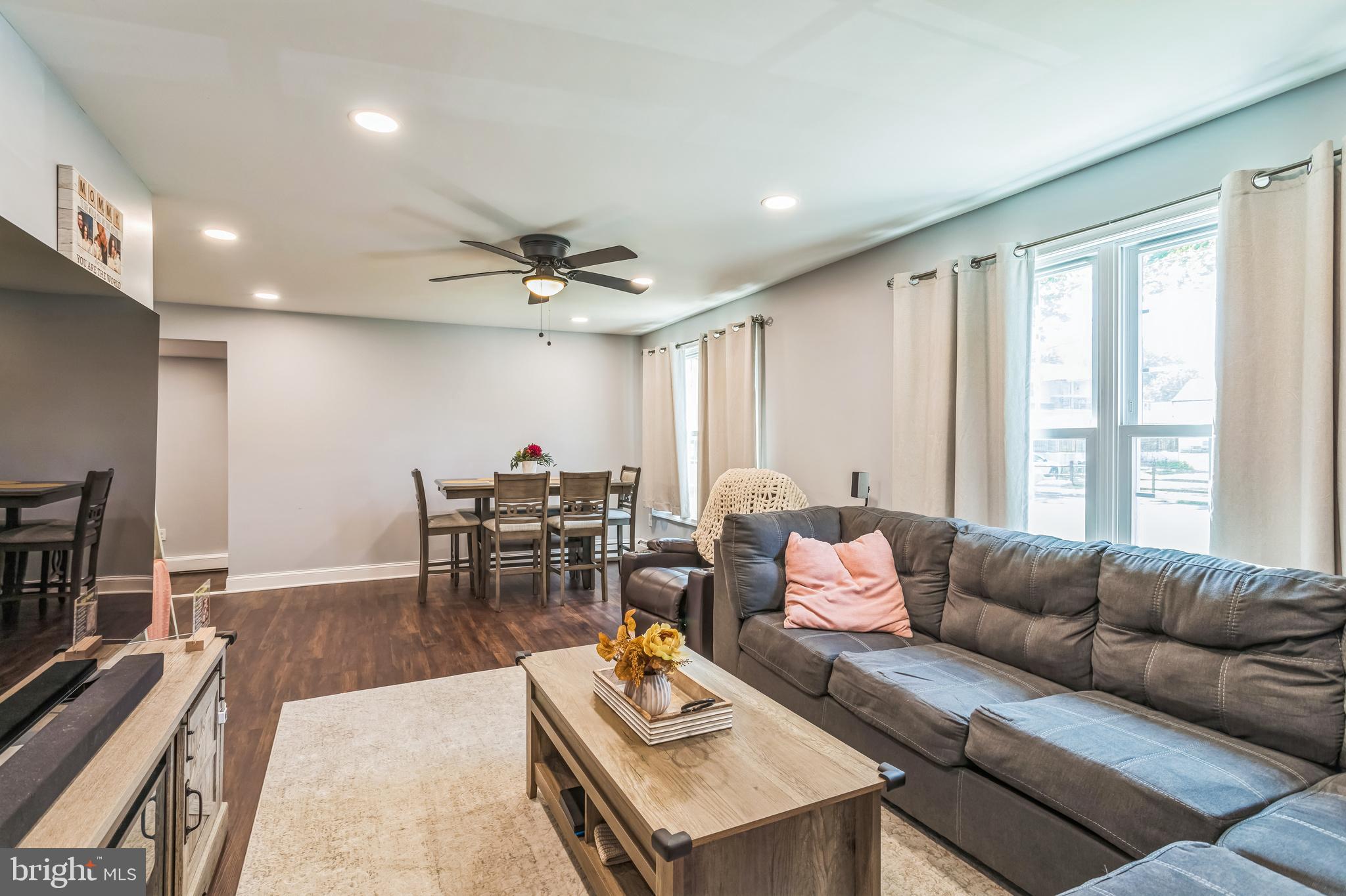 414 Delaware Avenue Croydon, PA 19021 - Photo 9 of 34 a living room with furniture and a flat screen tv