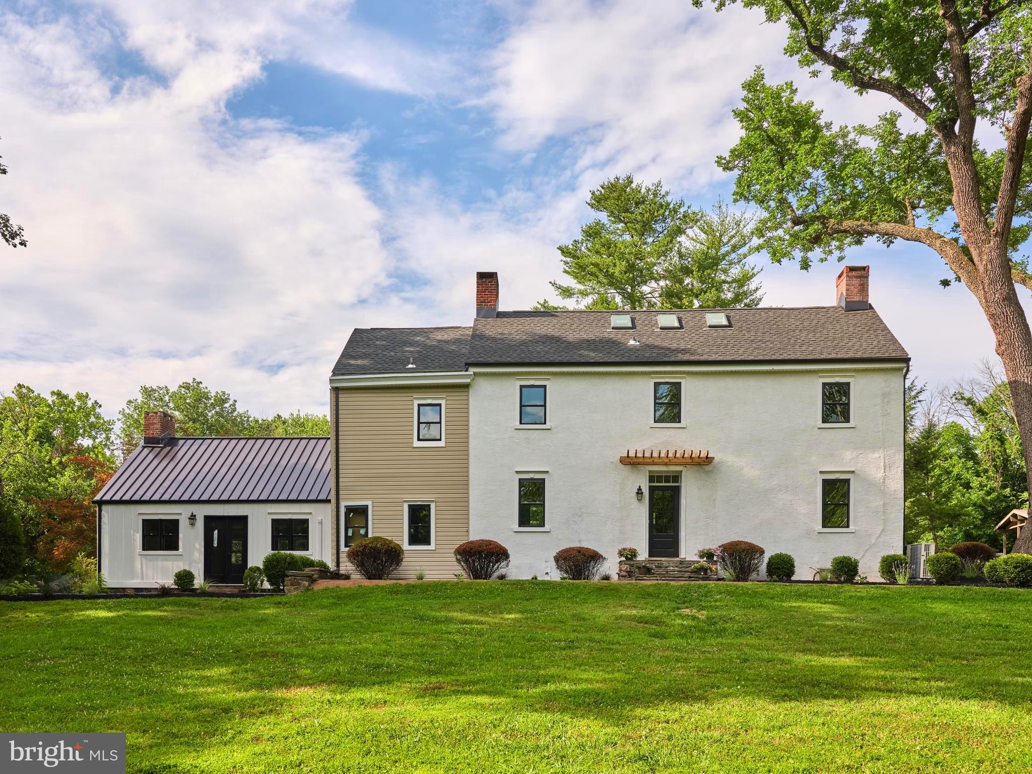 6538 Lower York Road New Hope, PA 18938 - Photo 16 of 63 Rear view of farmhouse
