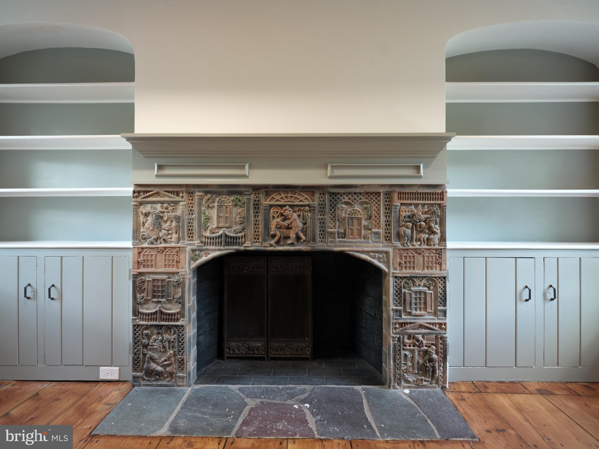 6538 Lower York Road New Hope, PA 18938 - Photo 23 of 63 Mercer tile fireplace #1