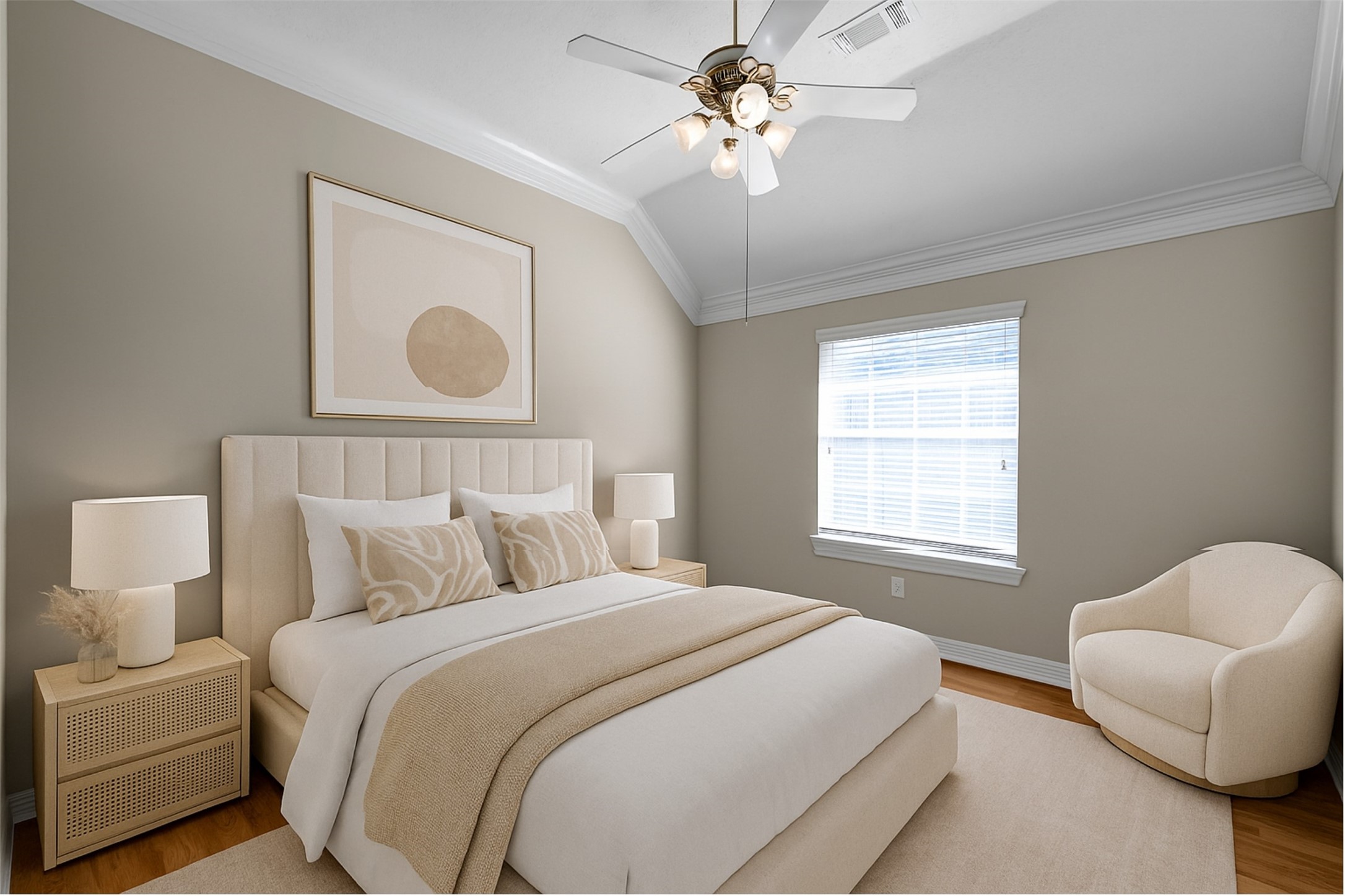 16214 Lobo Lane Spring, TX 77379 - Photo 13 of 25 This image of the Secondary Bedroom 1 has been digitally altered and staged.