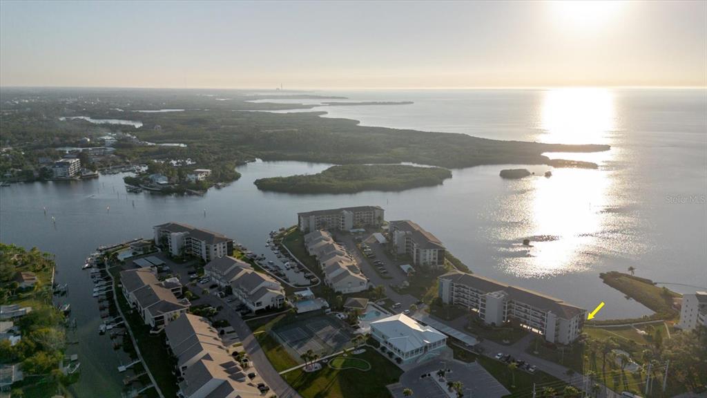 8211 Brent Street, Unit 828 Port Richey, FL 34668 - Photo 54 of 75 a view of a lake in middle of the city
