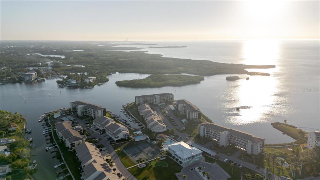 8211 Brent Street, Unit 828 Port Richey, FL 34668 - Photo 72 of 75 a view of a lake in middle of the city