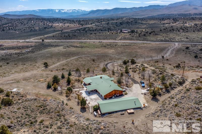 14045 North Red Rock Road Reno, NV 89508 - Photo 39 of 40 an aerial view of a yard with ocean view