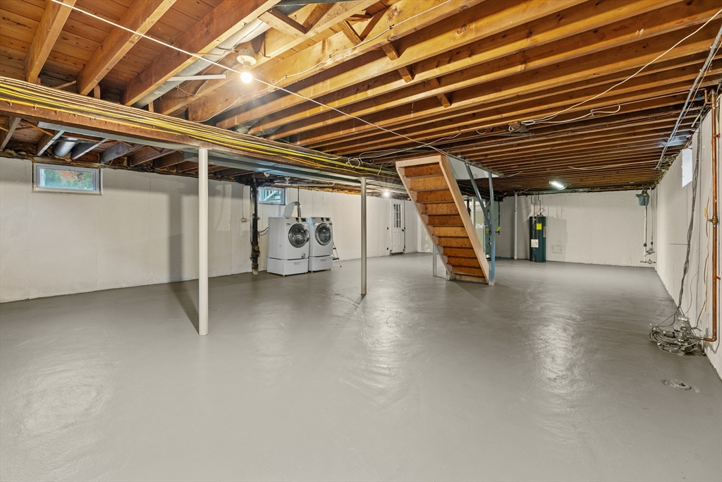 5 Janice Circle Framingham, MA 01701 - Photo 21 of 36 a view of water heater room with a garage