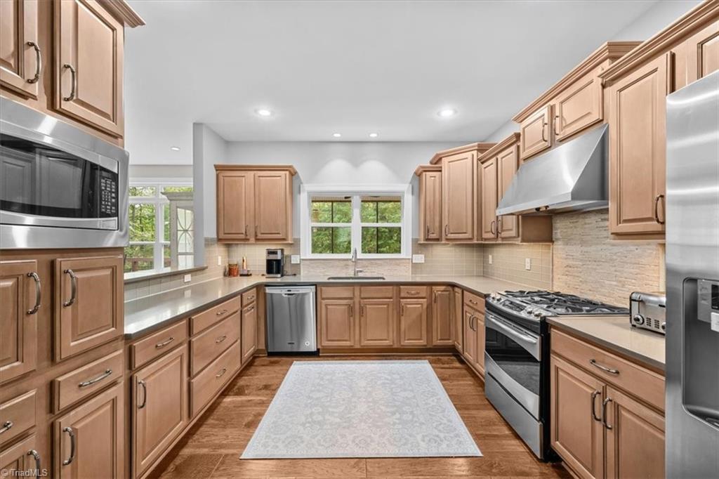 7355 Pisgah Covered Bridge Road, Unit 1 Troy, NC 27371 - Photo 12 of 50 Tons of maple cabinets with chocolate glaze finish