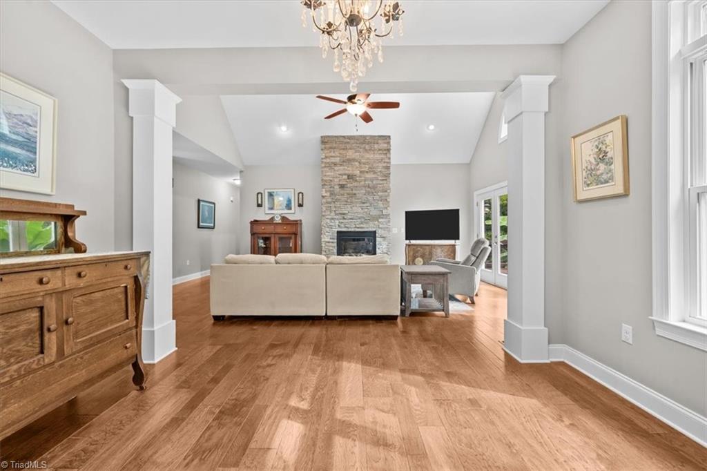 7355 Pisgah Covered Bridge Road, Unit 1 Troy, NC 27371 - Photo 9 of 50 Dining room off the living room
