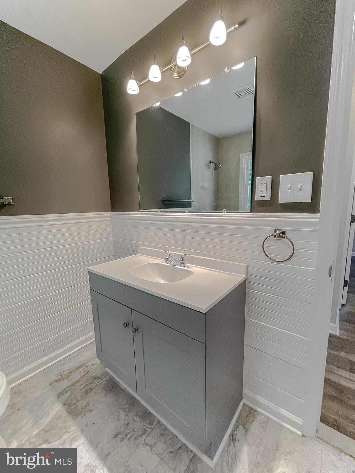 1607 Beech Road St. Leonard, MD 20685 - Photo 28 of 33 a bathroom with a sink and a mirror