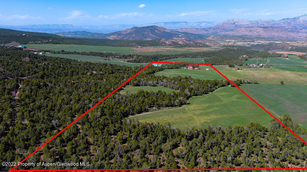 47417 KE Road Mesa, CO 81643 - Photo 23 of 40 a view of a lush green hillside and a houses