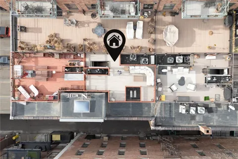 a view of a roof deck