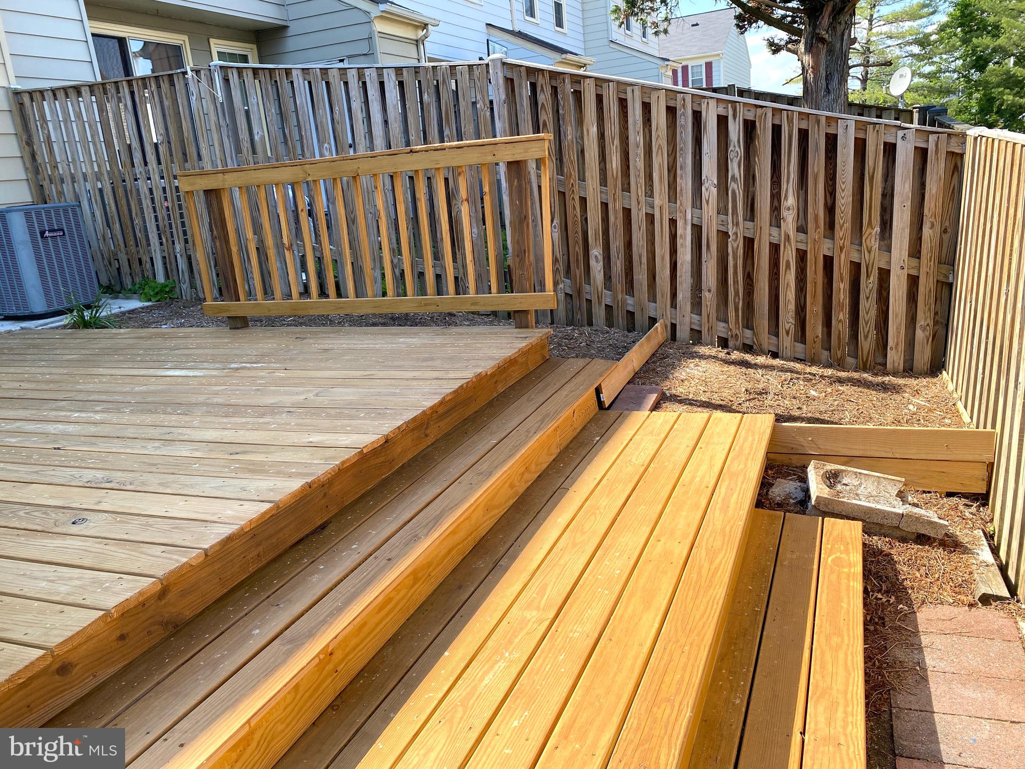 8081 Barcarole Court Springfield, VA 22153 - Photo 62 of 64 a view of deck with wooden floor