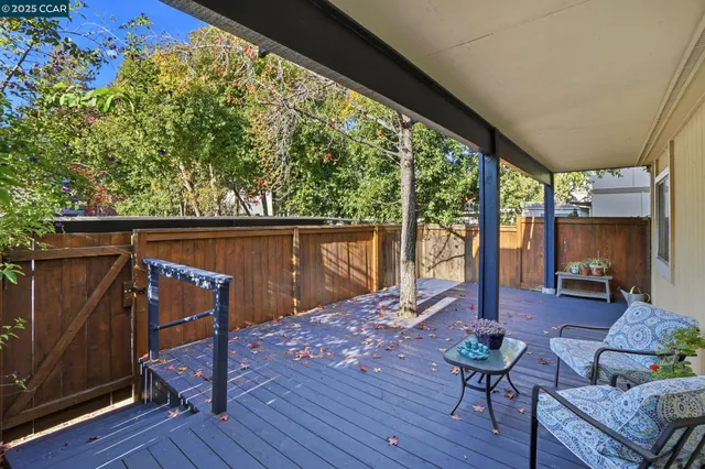 a outdoor space with furniture