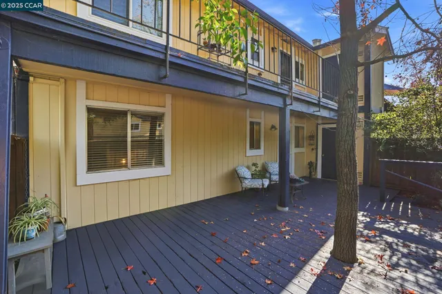 a view of a house with a patio