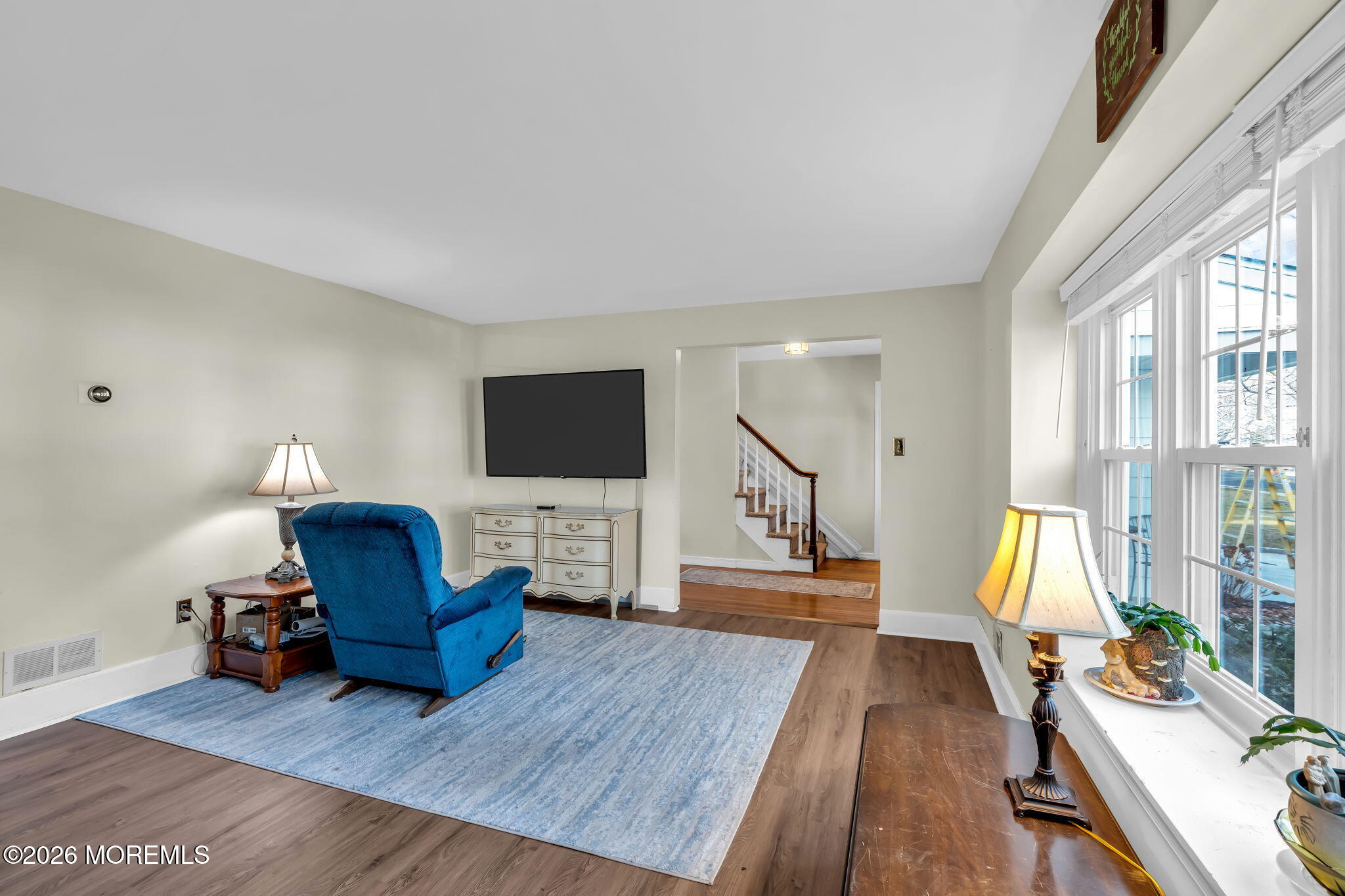 13 Dunbarton Road Jackson, NJ 08527 - Photo 23 of 34 a living room with furniture and a flat screen tv