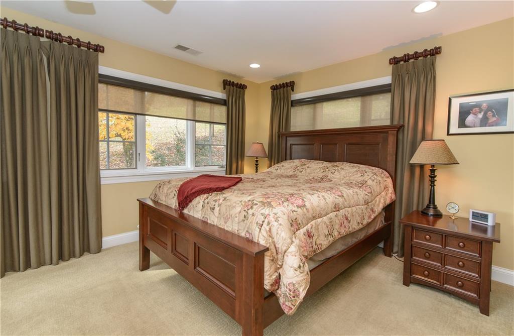 268 Merriman Road Sewickley Heights, PA 15143 - Photo 18 of 25 This is the Master Bed Room... windows surround on two sides, great light and fabulous views.