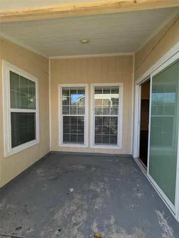 a backyard of a house