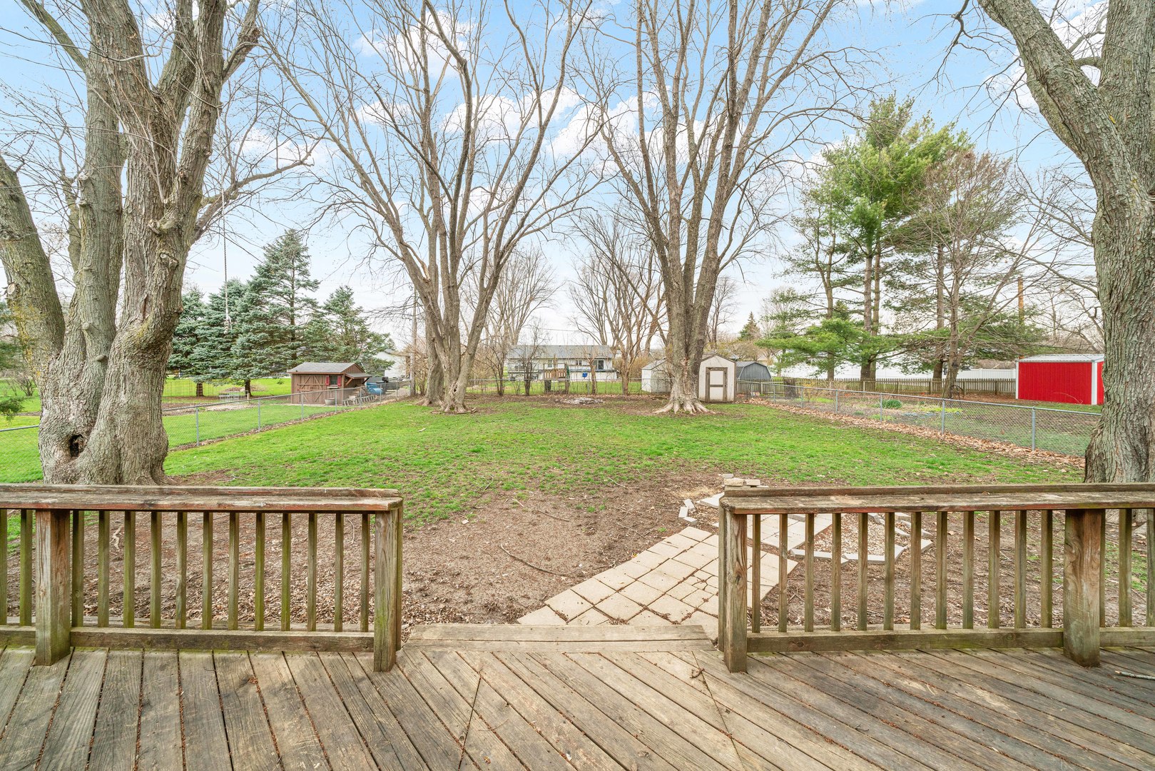 1839 Irene Road Lake Holiday, IL 60548 - Photo 15 of 19 a park view with wooden floor next to a yard