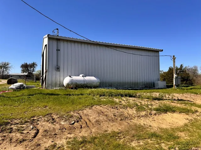 a backyard of a house