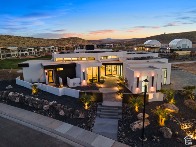 3558 South Cypress Road Hurricane, UT 84737 - Photo 1 of 57 View of front of house featuring a mountain view