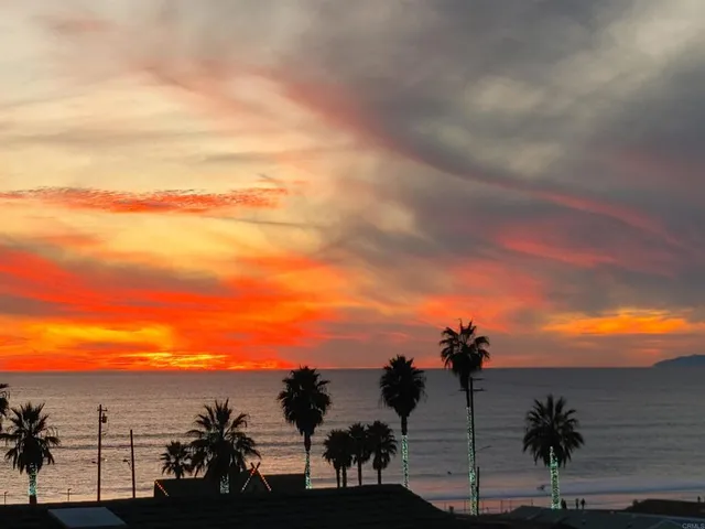 a view of city and ocean