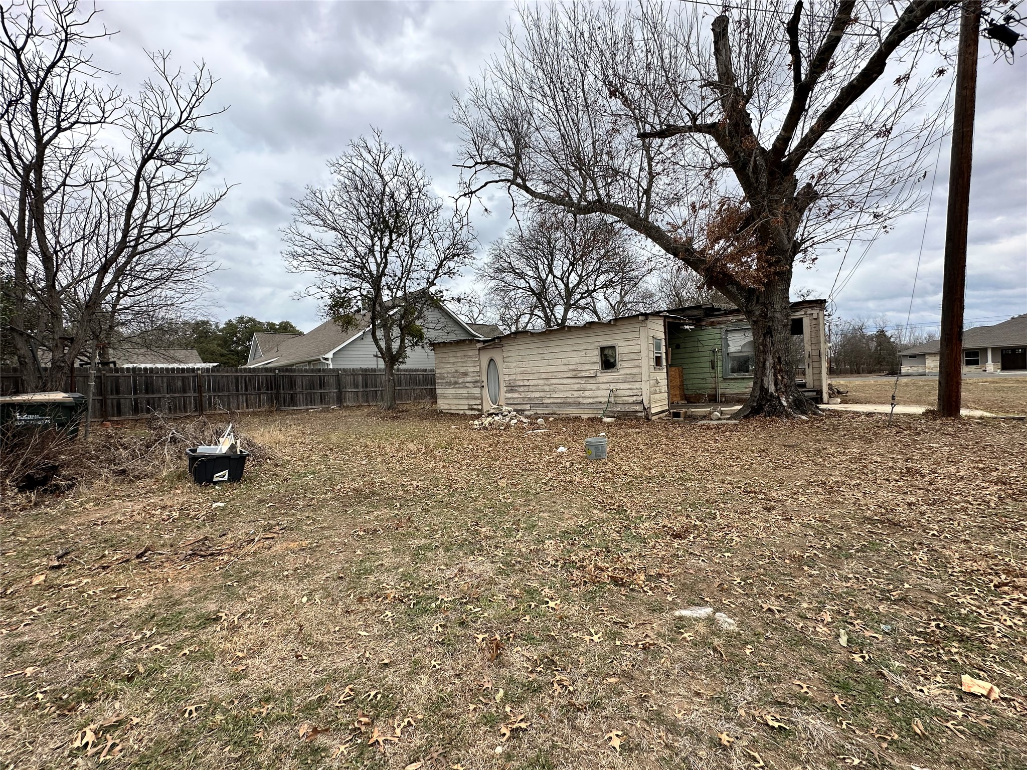 408 West Allen Street Kyle, TX 78640 - Photo 15 of 20 View of fenced yard