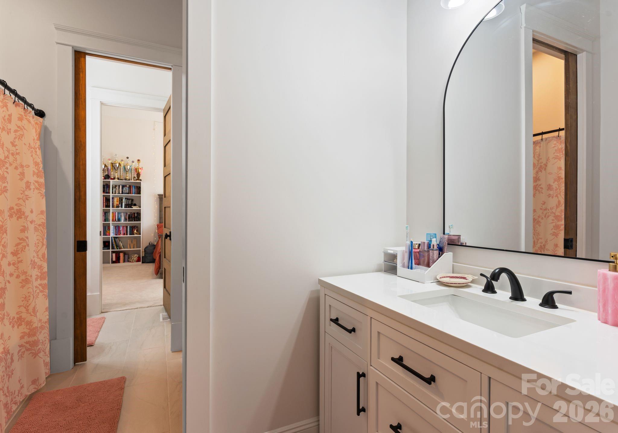 3760 Cappadocia Church Road Polkton, NC 28135 - Photo 29 of 48 a bathroom with a sink and a mirror