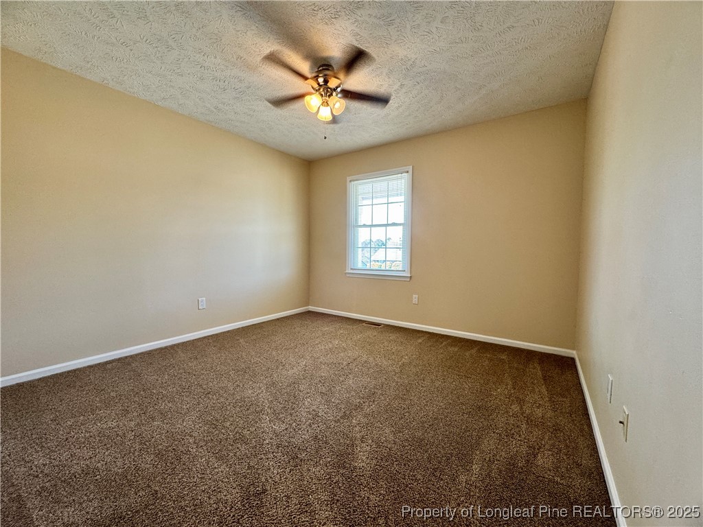 127 Nantahala Drive Linden, NC 28356 - Photo 16 of 22 an empty room with windows and chandelier fan