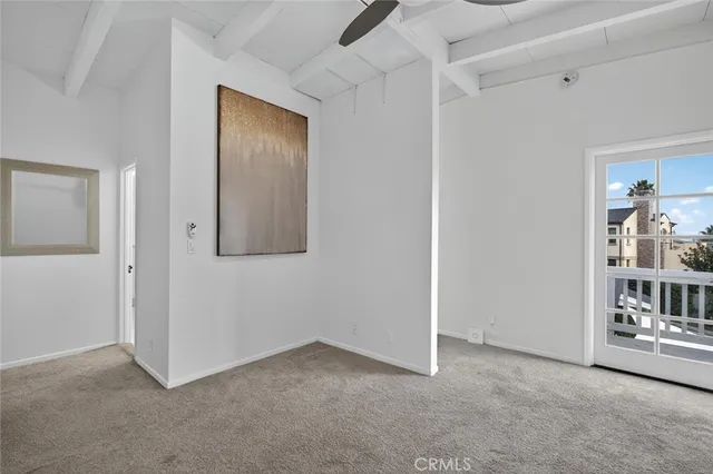 an empty room with window