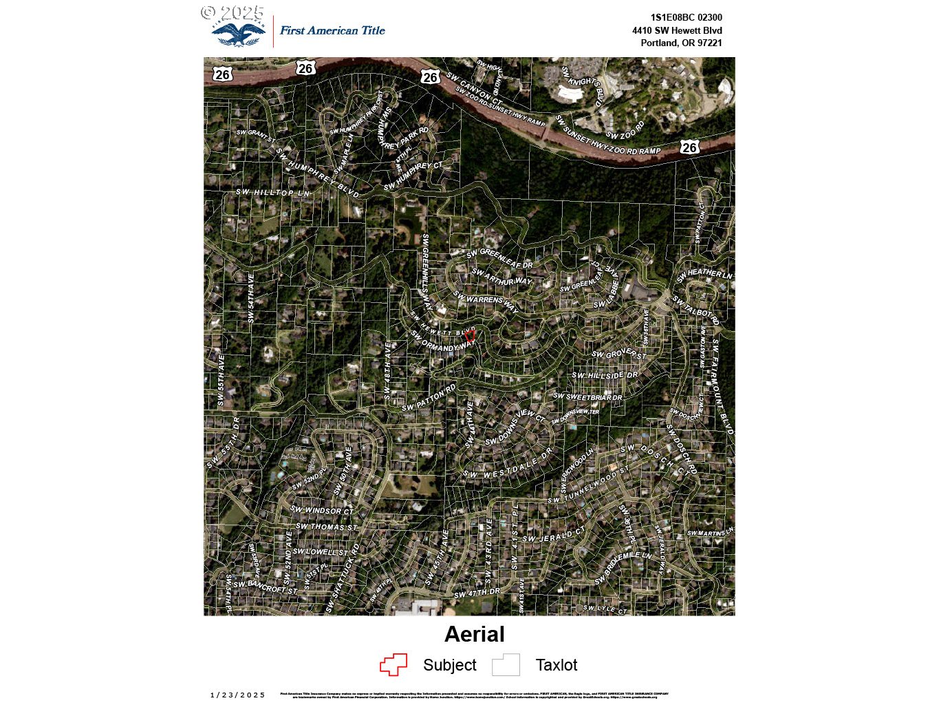 4410 Southwest Hewett Boulevard Portland, OR 97221 - Photo 2 of 17 a black and white photo of a mirror