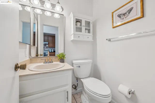 a view of balcony with a potted plant