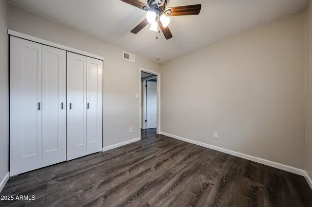 wooden floor in an empty room
